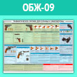 Плакат «Травматическое оружие для охраны и самообороны» (ОБЖ-09, ламинир. бумага, A1, 1 лист)